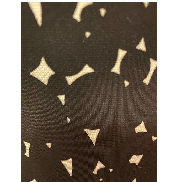 Kenneth Cole Black and White Geo Wrap Dress Size S - Picture 4 of 8